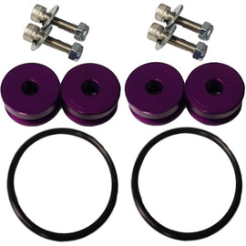 Torque Solution Billet Bumper Quick Release Kit Combo (Purple): Universal TS-UNI-026PRc