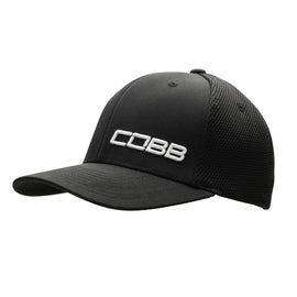 Cobb Tuning FlexFit Ultrafibre Airmesh Cobb Logo Cap - Large / XL CO-CAP-BLACK-ULTRA-L-XL