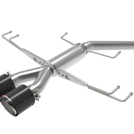 aFe Takeda 2.5in 304SS Axle-Back Exhaust System 17-19 Honda Civic Type R L4-2.0L (t) 49-36626-C