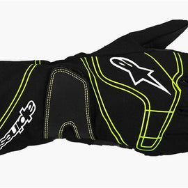 ALPINESTARS TEMPEST GLOVE BLACK GREEN FLOUR SZ XS