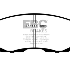 EBC Green Stuff Front Brake Pads for 02-03 Infiniti G20 2.0L - DP21636 DP21636