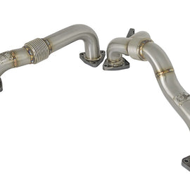 AFE 48-33016 TWISTED STEEL UP-PIPES 2008-2010 FORD 6.4L POWERSTROKE 48-33016