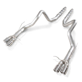 Stainless Works 2013-14 Ford Shelby GT500 3in Catback Retro Chambered Mufflers Resonator Delete M13GTL