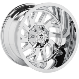 RBP 65R Glock 22x14 6x139.7 BP / 4.5 BS -76mm Offset 108mm CB (Hub Centric) Chrome Wheel 65R-2214-83-76C
