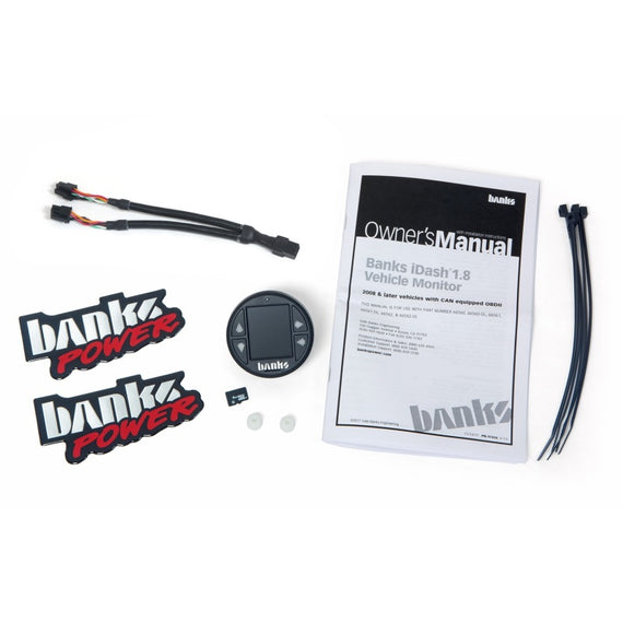 Banks Power iDash 1.8 DataMonster Universal CAN Expansion Gauge w/ Data Logging 66762