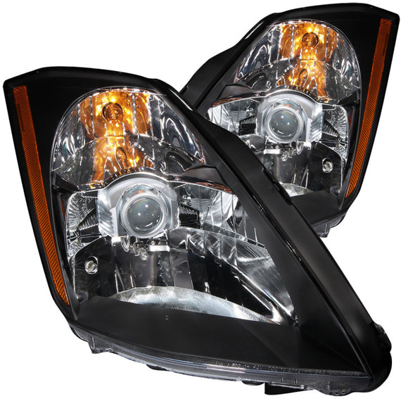 ANZO CRYSTAL HEADLIGHTS BLACK for 2003-2005 NISSAN 350Z 121108 121108