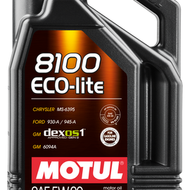 Motul 5L Synthetic Engine Oil 8100 5W20 ECO-LITE 109104