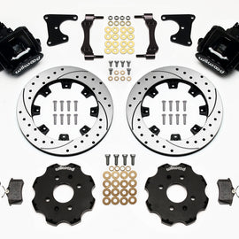 Wilwood Combination Parking Brake Rear Kit 12.19in Drilled Civic / Integra Drum 2.71 Hub Offset 140-10211-D