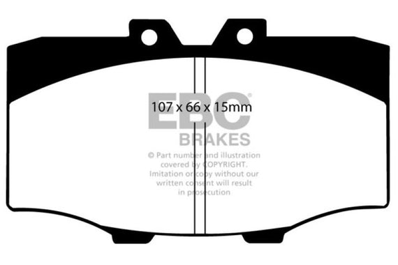 EBC Yellowstuff Street And Track Brake Pads DP4380R DP4380R
