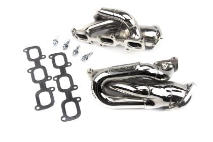 BBK 11-15 Mustang 3.7 V6 Shorty Tuned Length Exhaust Headers - 1-5/8 Silver Ceramic 14420