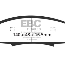 EBC 88-90 Buick Regal 2.8 Yellowstuff Front Brake Pads DP41252R