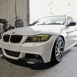 Seibon 09-11 BMW 3 Series 4DR M-Sport Bumper Only TA Carbon Fiber Front Lip FL0910BMWE90-TA