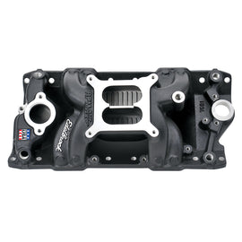 Edelbrock Intake Manifold RPM Air-Gap Small-Block Chevy 262-400 Black 75013