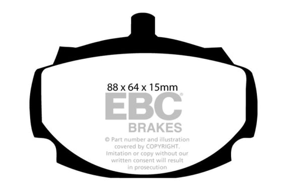 EBC Green Stuff Front Brake Pads for 62-81 MG MGB 1.8L - DP2107 DP2107