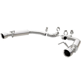 MagnaFlow Axle Back, SS, 2.5in, Competition, Dual Split Polish 4.5in Tip 2015 Ford Mustang Ecoboost 19179
