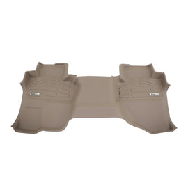 Westin 2014-2018 Chevy Silverado 1500 Dbl Cab Wade Sure-Fit Floor Liners 2nd Row - Tan 72-134058