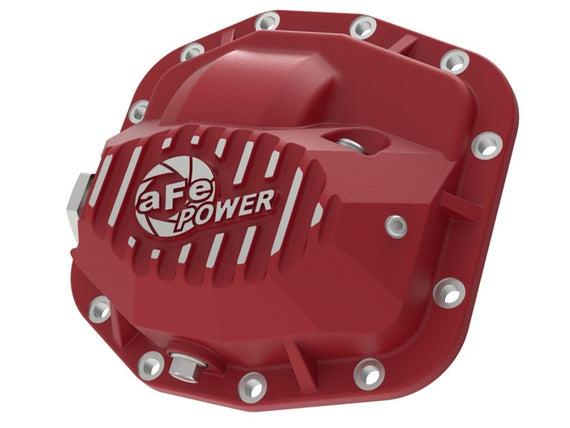 aFe Pro Series Front Differential Cover Red 2018+ Jeep Wrangler (JL) V6 3.6L (Dana M186) 46-71010R