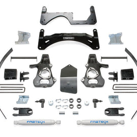 Fabtech 14-18 GM C/K1500 P/U w/oE Forg Stl UCA 6in Basic Sys w/Perf Shks K1067
