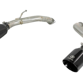 aFe Takeda 2.5in 304 SS Axle-Back Exhaust w/ Black Tips 16-18 Infiniti Q50 V6-3.0L (tt) 49-36130NM-B