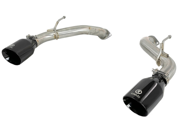 aFe Takeda 2.5in 304 SS Axle-Back Exhaust w/ Black Tips 16-18 Infiniti Q50 V6-3.0L (tt) 49-36130NM-B