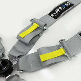 NRG SFI 16.1 5PT 3in. Seat Belt Harness / Cam Lock - Grey SBH-RS5PCGY