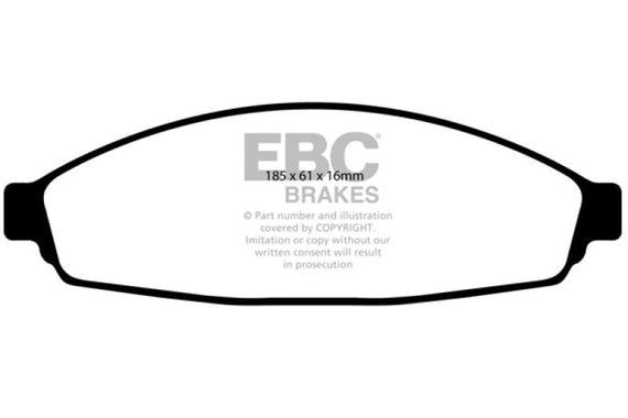 EBC DP31676C REDSTUFF CERAMIC PERFORMANCE BRAKE PADS - FRONT DP31676C