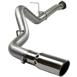 aFe MACHForce XP 4in DPF-Back SS Exhaust 5/07-10 GM Diesel Trucks V8-6.6L (td) LMM 49-44004