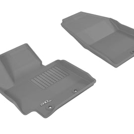 For Kia Soul 2014-2019 3D MAXpider L1KA02011501 Kagu 1st Row Gray Floor Liners L1KA02011501