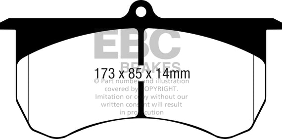 EBC 2015+ Am General HMMWV M1152 6.5L TD Bluestuff Front Brake Pads DP5068NDX
