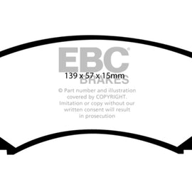EBC 02-03 Honda Passport 3.2 Greenstuff Front Brake Pads DP61619
