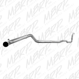 MBRP SINGLE SIDE TURBO BACK EXHAUST W/O MUFFLER FOR 88-93 DODGE 2500/3500 4WD S6150PLM