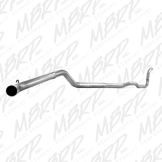 MBRP SINGLE SIDE TURBO BACK EXHAUST W/O MUFFLER FOR 88-93 DODGE 2500/3500 4WD S6150PLM