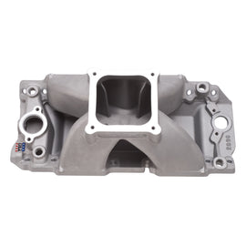 Edelbrock Manifold BBC Short Deck Super Victor 565 Conventional Rect Port Heads 2896