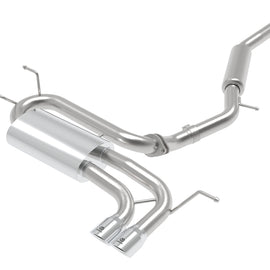aFe Takeda 2-1/2in SS-304 Cat-Back Exhausts w/ Polished Tip 16-19 Mazda MX-5 Miata ND 2.0T 49-37005-P