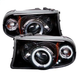 Spyder Dodge Dakota 97-04 1PC Projector Headlights CCFL Halo LED Blk PRO-YD-DDAK97-CCFL-BK 5009807