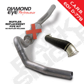 Diamond Eye KIT 4in Catback MRP Single w/ TDP SS 06-07 Chevy/GMC 6.6L Duramax 2500/3500 K4127S-RP