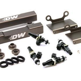 DeatschWerks Subaru side feed to top feed fuel rail conversion kit and 1500cc fuel injectors for 04-06 STI and Legacy GT