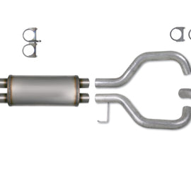 Diamond Eye KIT 3-1/2in Catback SPLIT DUAL GAS AL: NISSAN TITAN 5.6L 07-10 K3522A