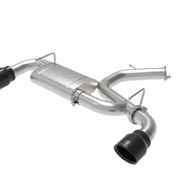aFe Takeda Exhaust Axle-Back 19-20 Hyundai Veloster N 304SS Black Dual Tips Exhaust 49-37009-B