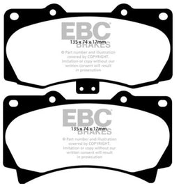 EBC 05-07 Hummer H3 3.5 Greenstuff Front Brake Pads DP61759
