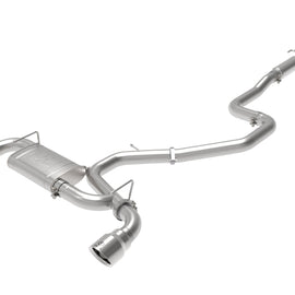 aFe Takeda Exhaust Cat-Back 19-20 Hyundai Veloster N 304SS Polished Dual Tips Exhaust 49-37010-P