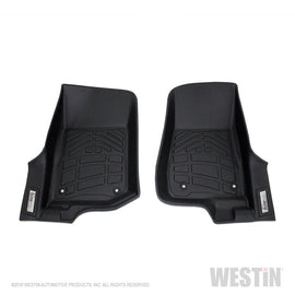 Westin 2018-2019 Jeep Wrangler JL Wade Sure Fit Floor Liners Front - Black 72-110102
