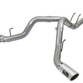 aFe Power 49-43092-P Large Bore-HD 4" DPF-Back Exhaust System for 2017 Ford F250 49-43092-P