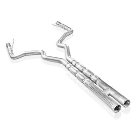 Stainless Works 2015-16 Mustang GT 3in Catback H-Pipe Retro Chambered Mufflers 2-1/2in Cores M15CB3