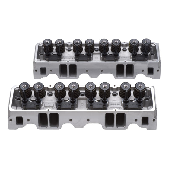 Edelbrock 1Pr Cyl Head E-210 SBC 64cc Perf RPM (Complete Pair) 5085