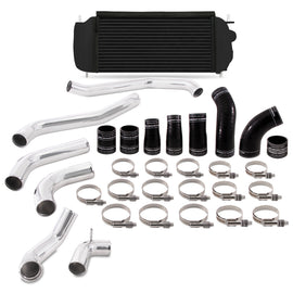 Mishimoto 2017+ Ford F150 3.5L EcoBoost Performance Intercooler Kit - Black Cooler Polished Pipes MMINT-F35T-17KPBK