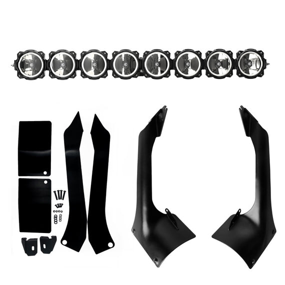 KC HiLites 91336 Gravity LED Combo Bar Fits 07-20 Wrangler JK /Gladiator 91336