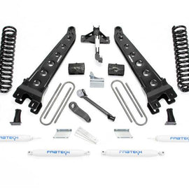 Fabtech 08-16 Ford F250/F350 4WD 4in Rad Arm Sys w/Coils & Perf Shks K2211