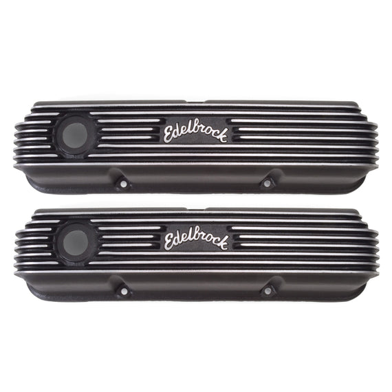 Edelbrock Valve Cover Classic Series Ford 1958-1976 FE V8 Black 41623