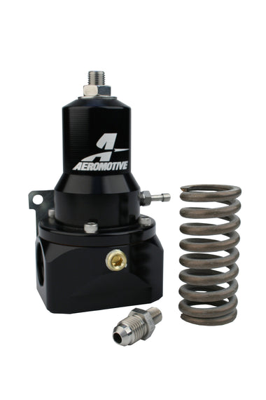 Aeromotive Regulator - 30-120 PSI - .313 Valve - 2x AN-10 Inlets / AN-10 Bypass 13134
